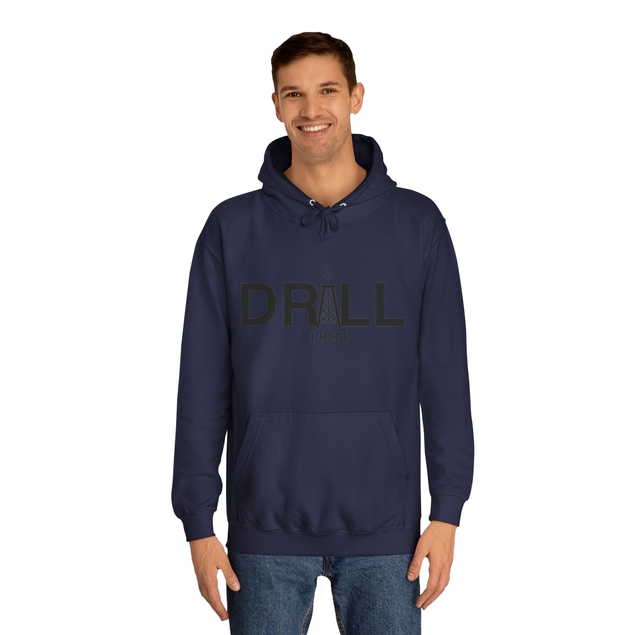 DRILL Premium Hoodie Black Logo