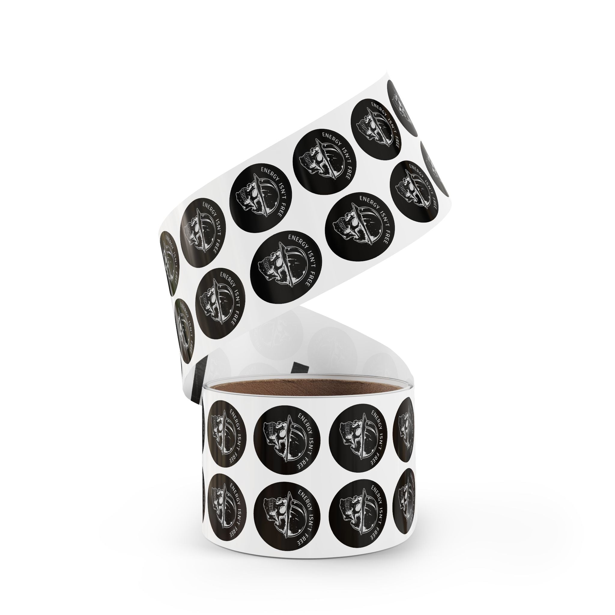 Energy Isn’t Free - Round Sticker Label Rolls