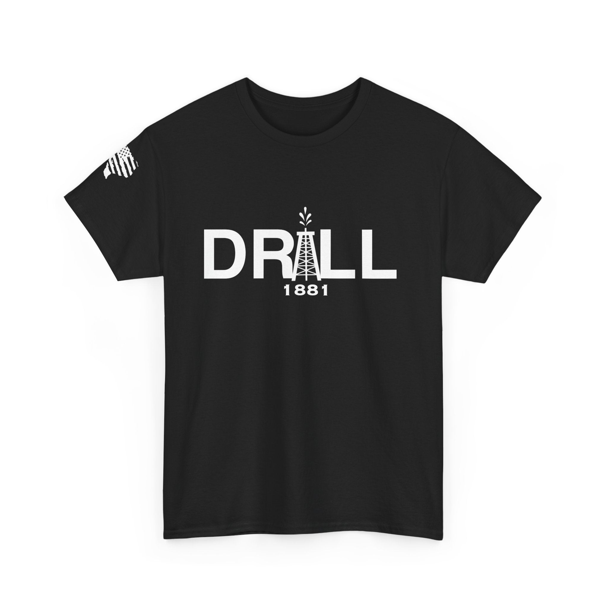 Drill Basic White Logo - SS - Front