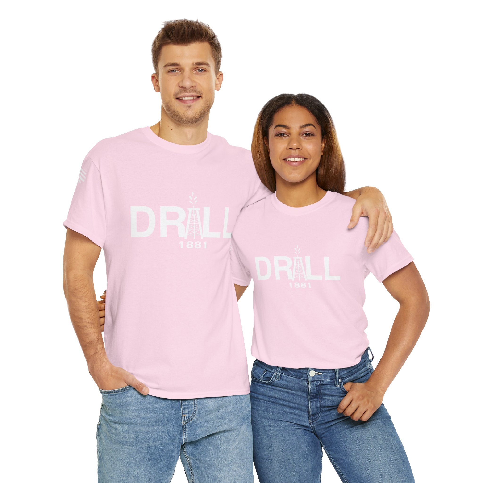 Drill Basic White Logo - SS - Front