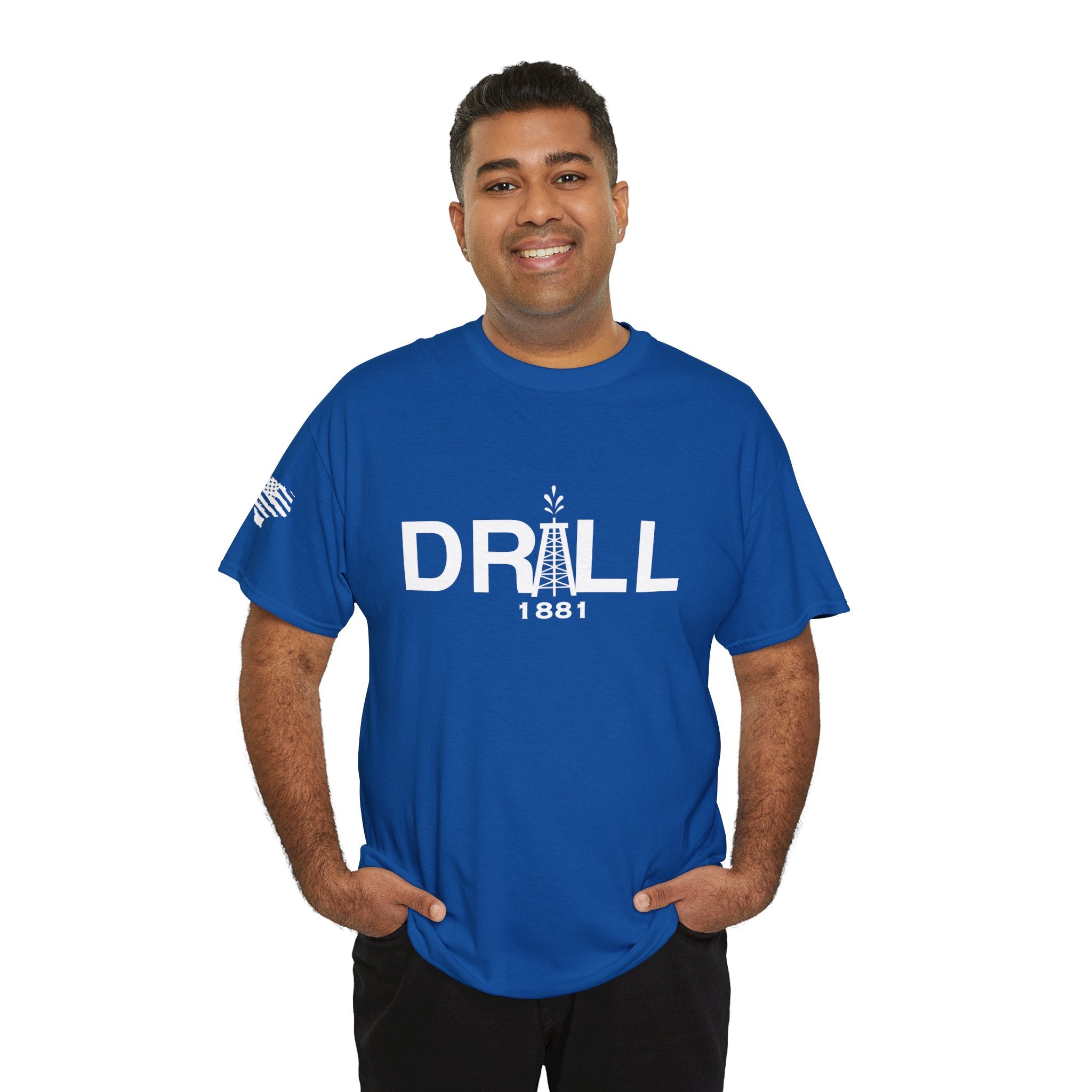 Drill Basic White Logo - SS - Front