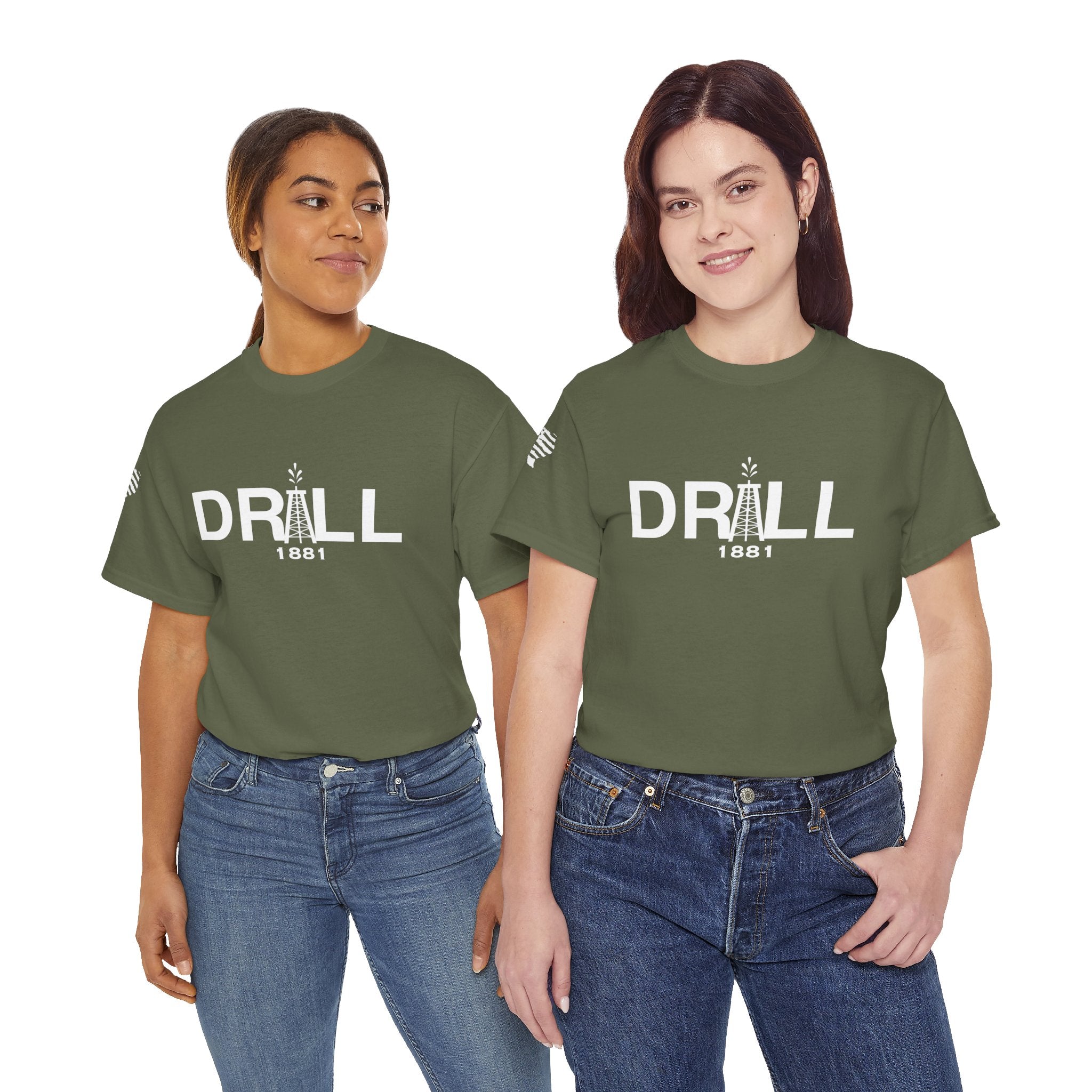 Drill Basic White Logo - SS - Front