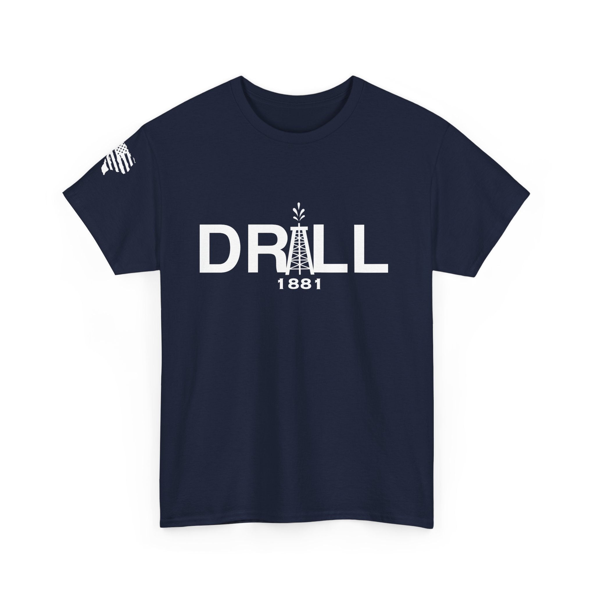 Drill Basic White Logo - SS - Front