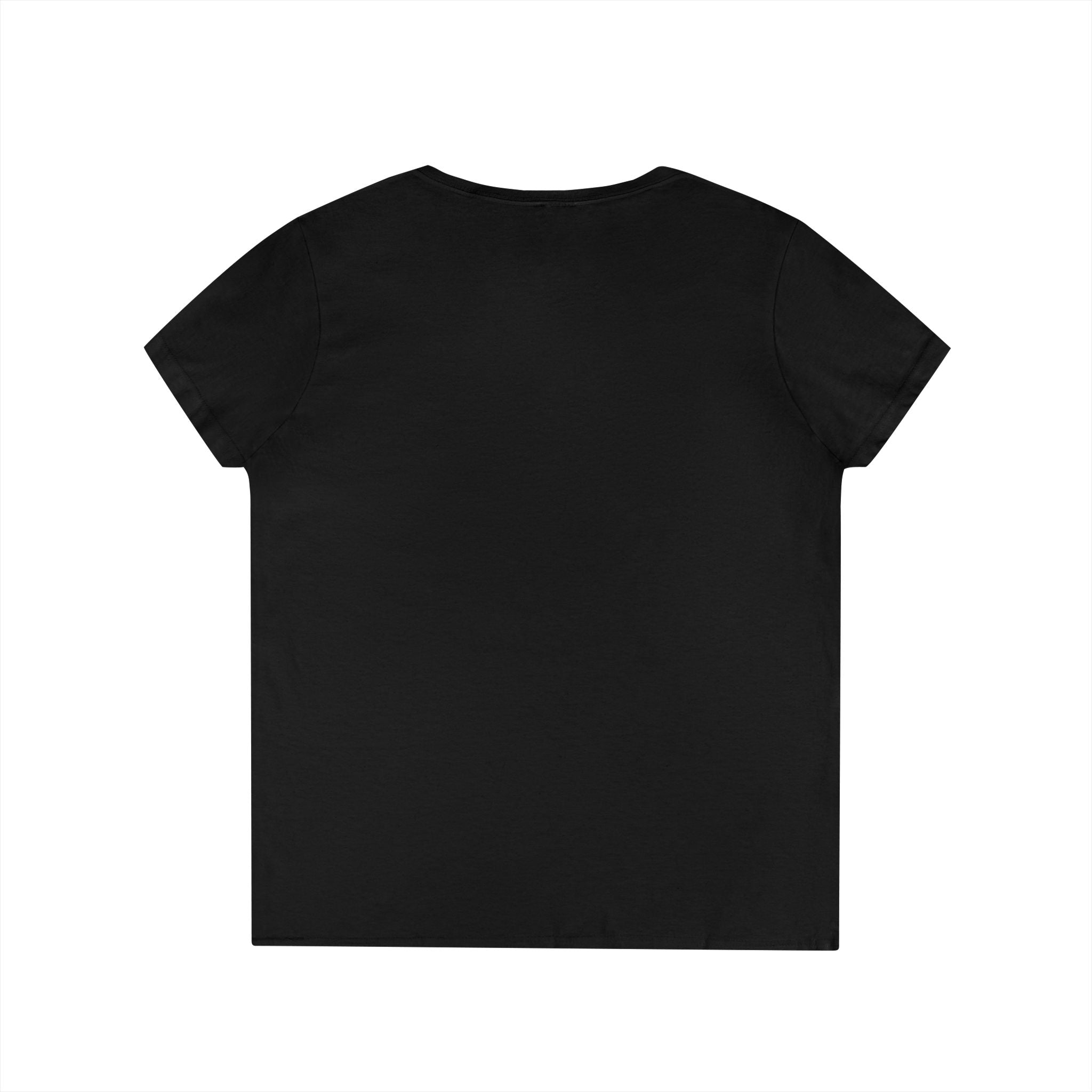 Drill Floral V-Neck T-Shirt for Women