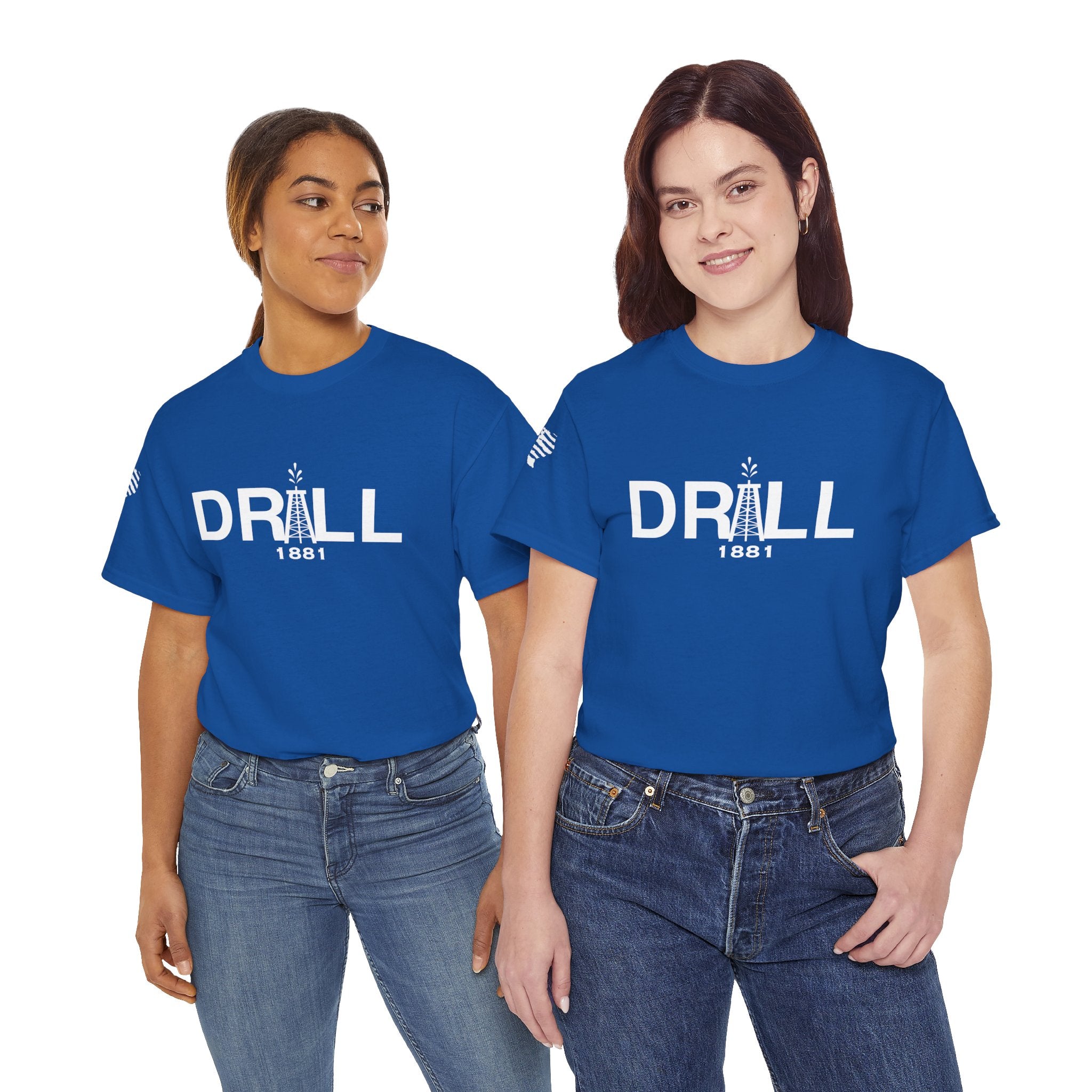 Drill Basic White Logo - SS - Front