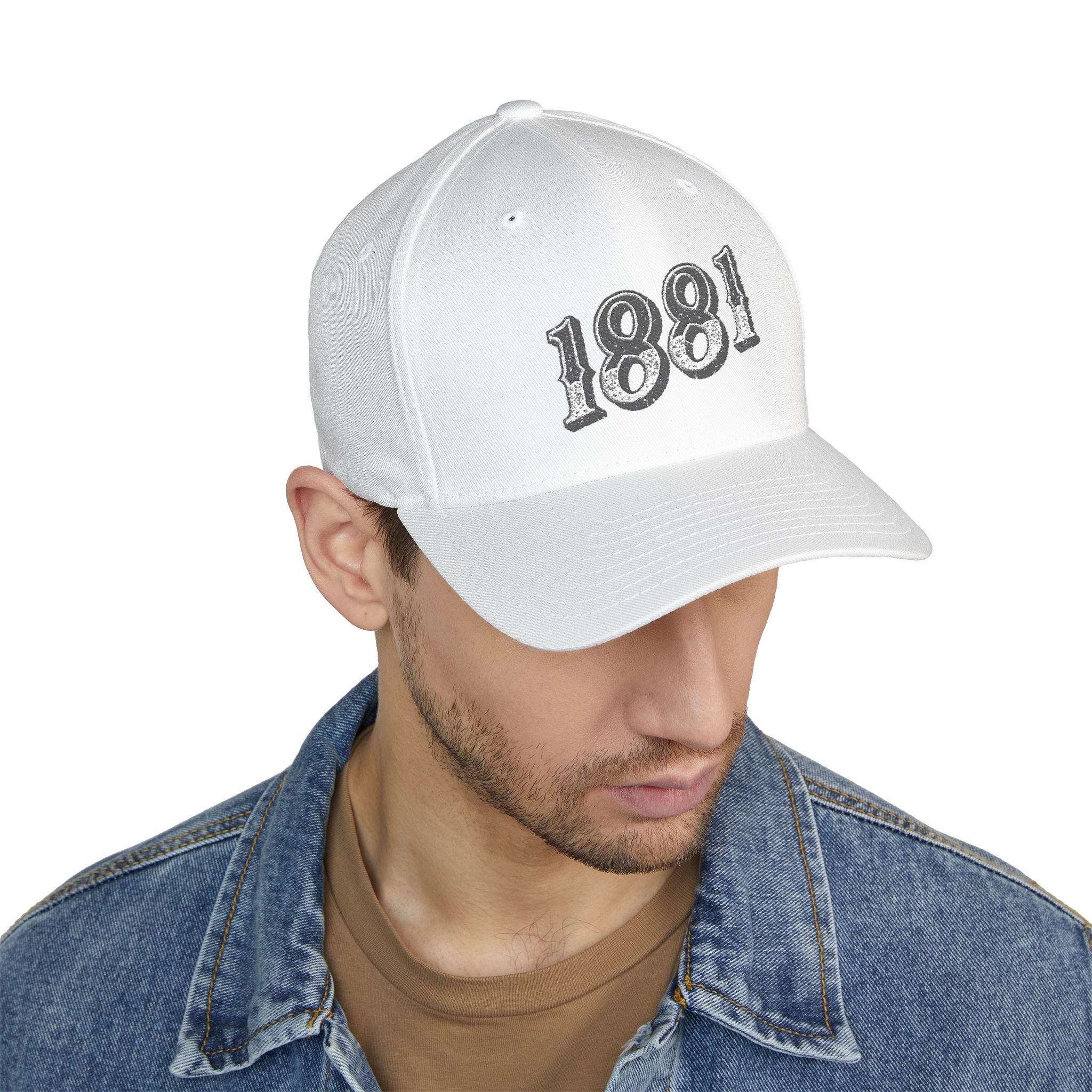 Embroidered Closed-Back Cap - 1881 Classic