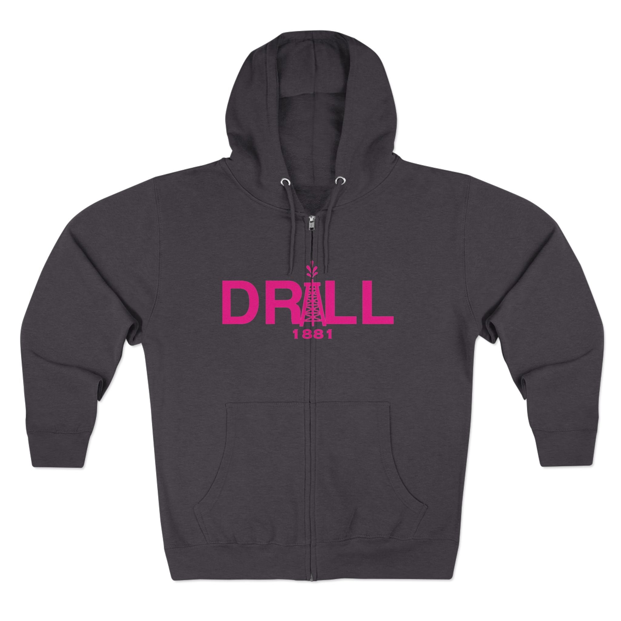 Glitter Pumpjack Unisex Zip Hoodie - Perfect for Oil & Gas Enthusiasts