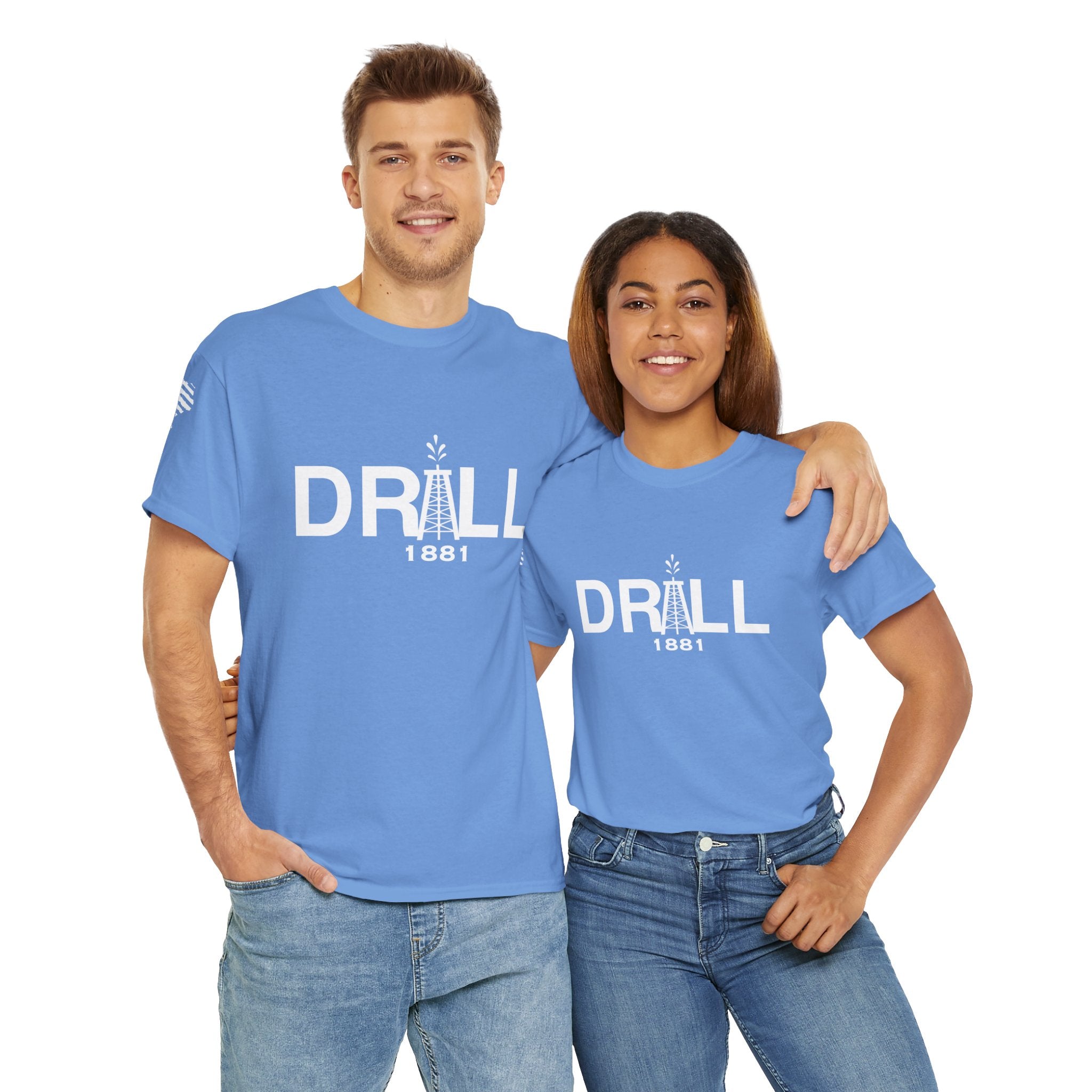 Drill Basic White Logo - SS - Front