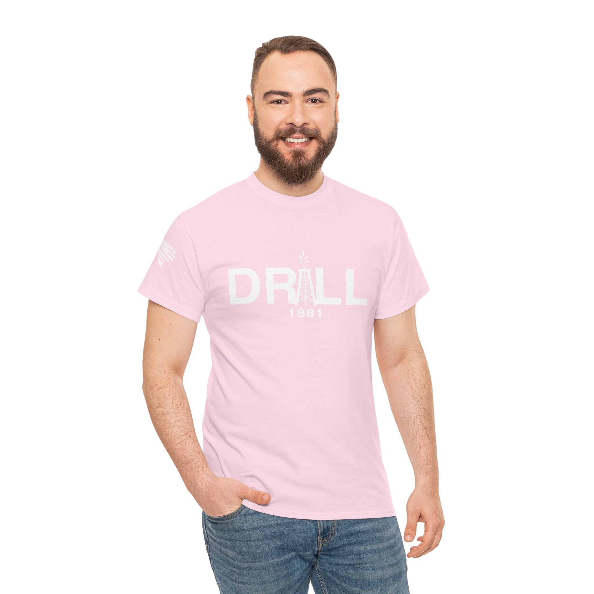 Drill Basic White Logo - SS - Front