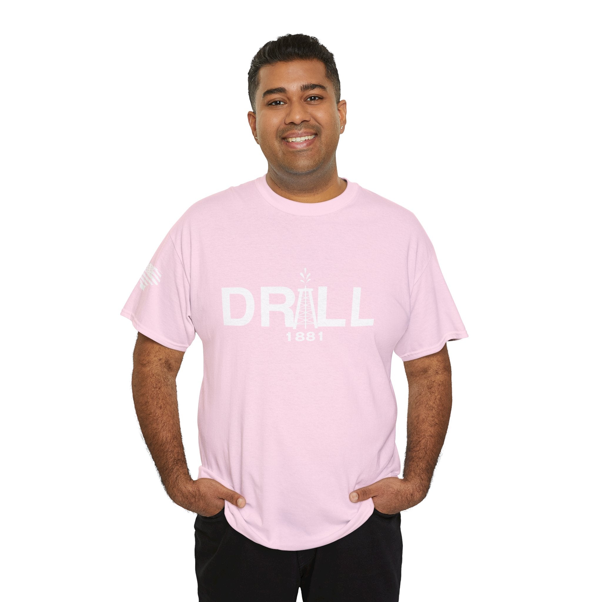 Drill Basic White Logo - SS - Front