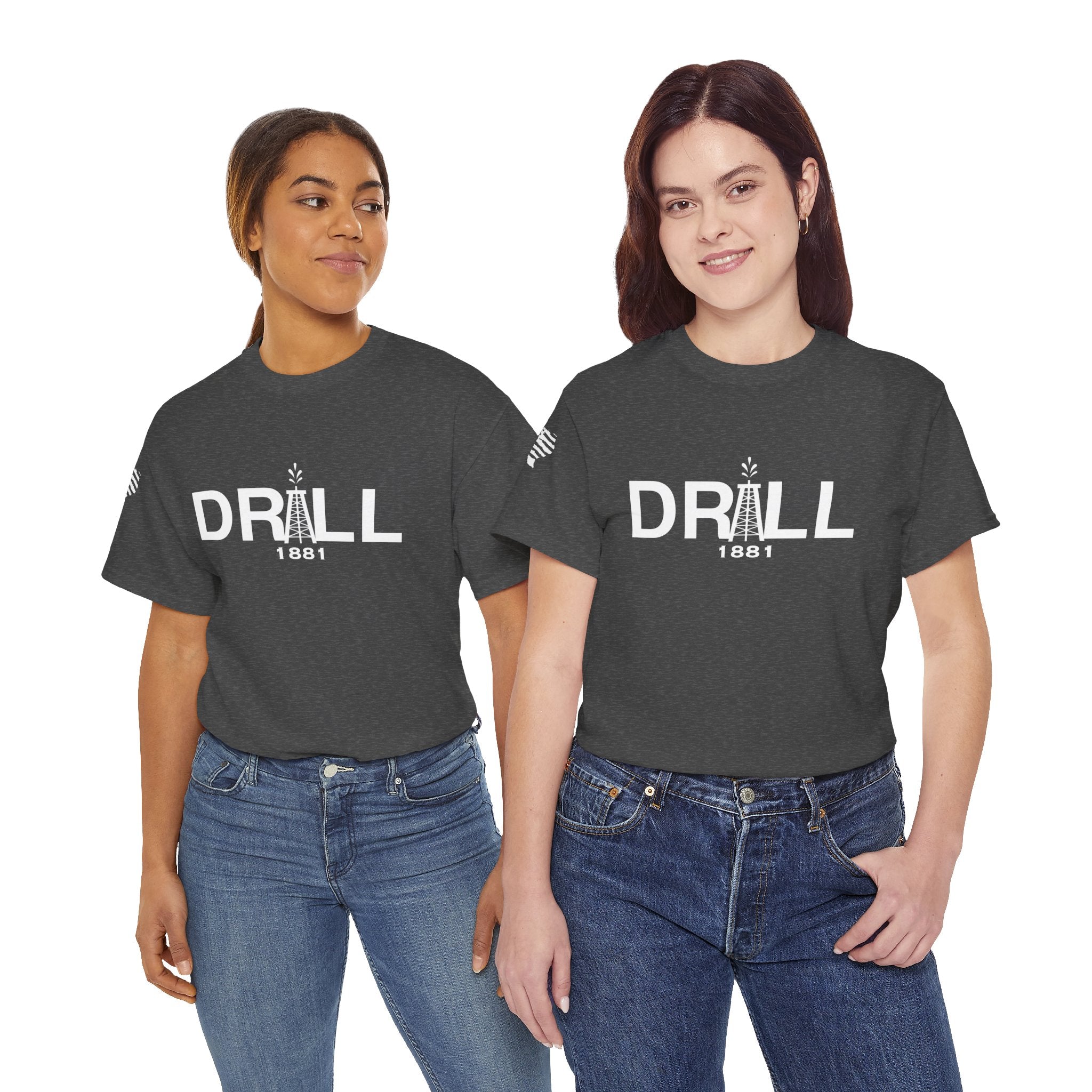 Drill Basic White Logo - SS - Front