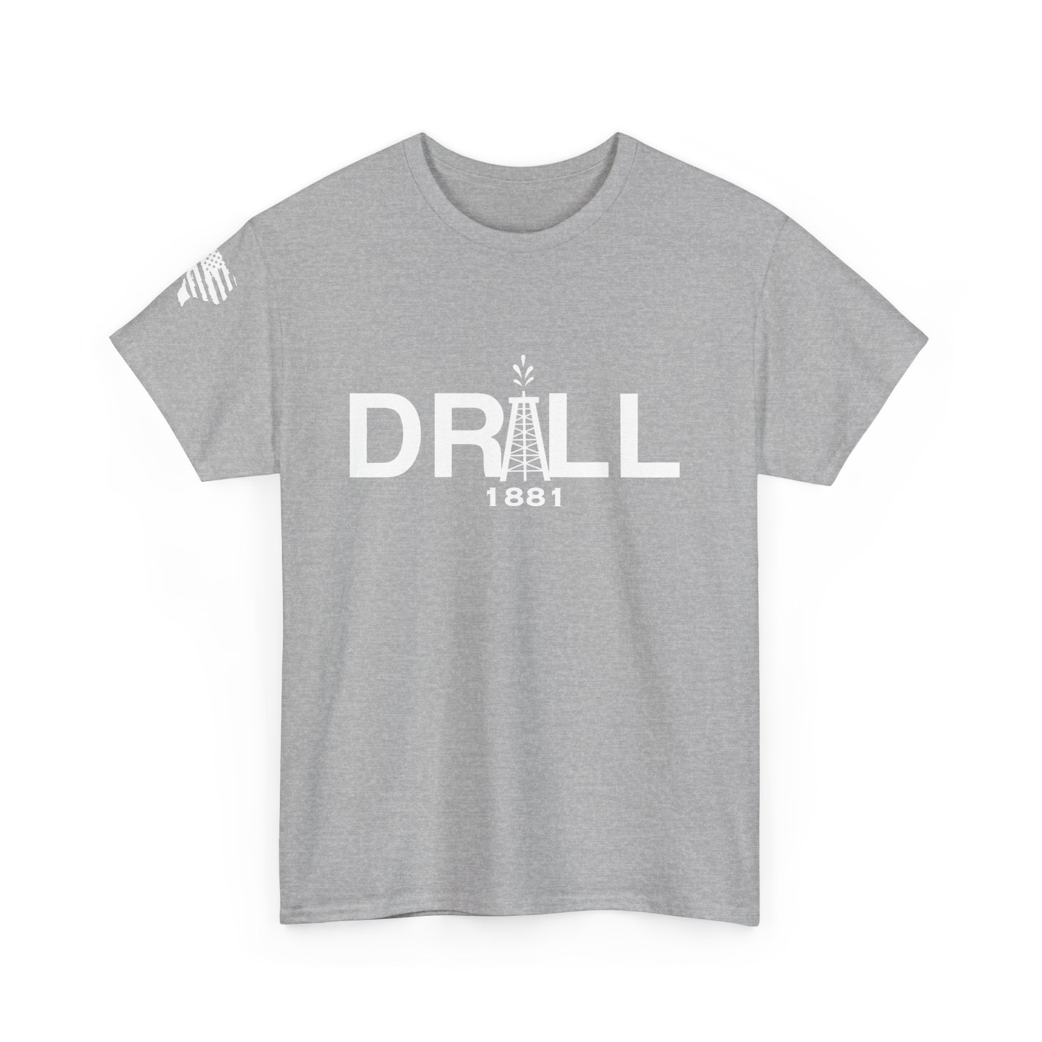 Drill Basic White Logo - SS - Front