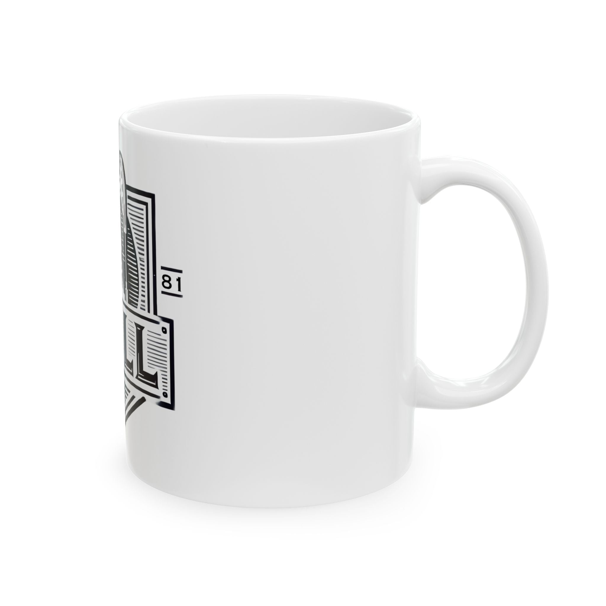 Drill Shield - Ceramic Mug, (11oz, 15oz)