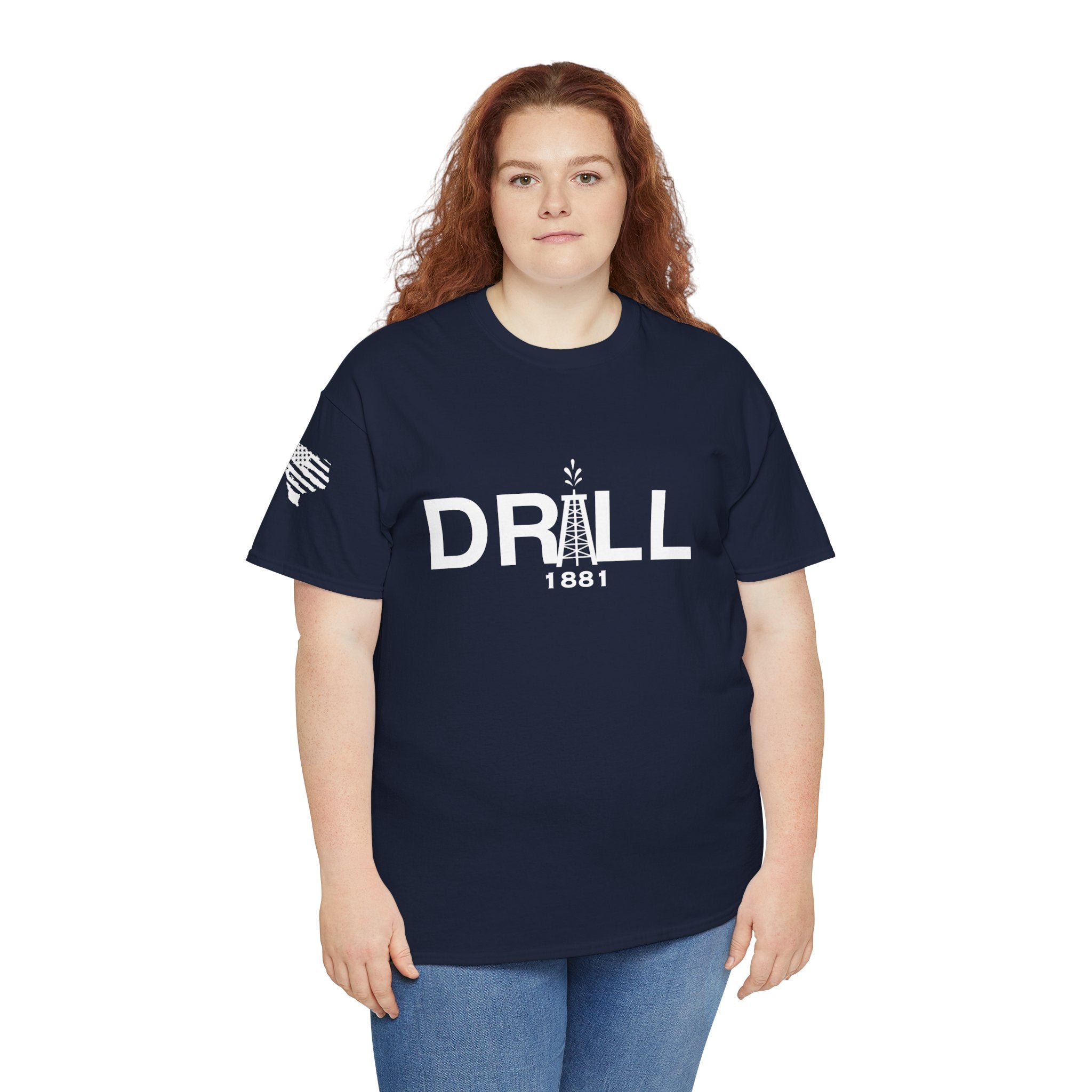 Drill Basic White Logo - SS - Front