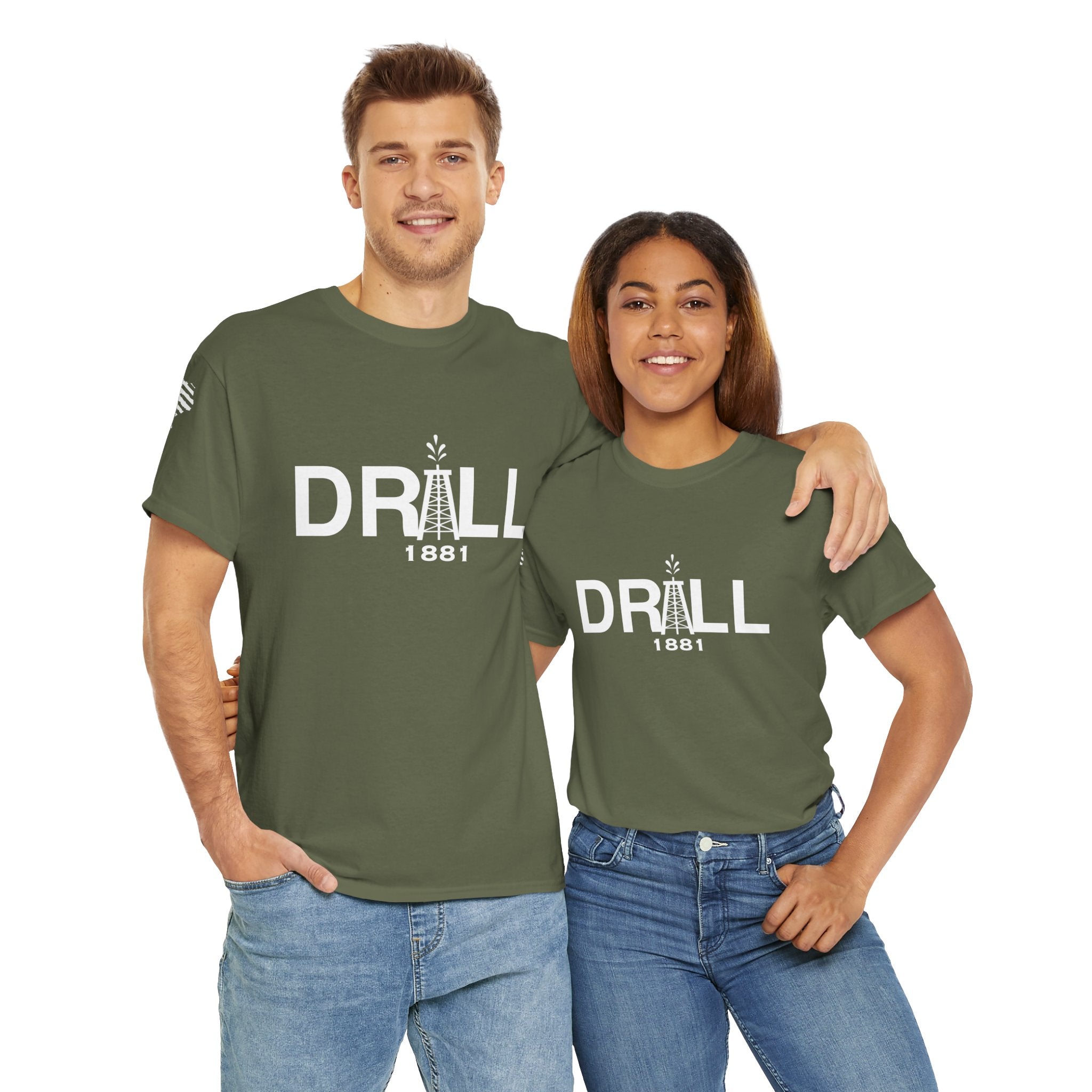 Drill Basic White Logo - SS - Front