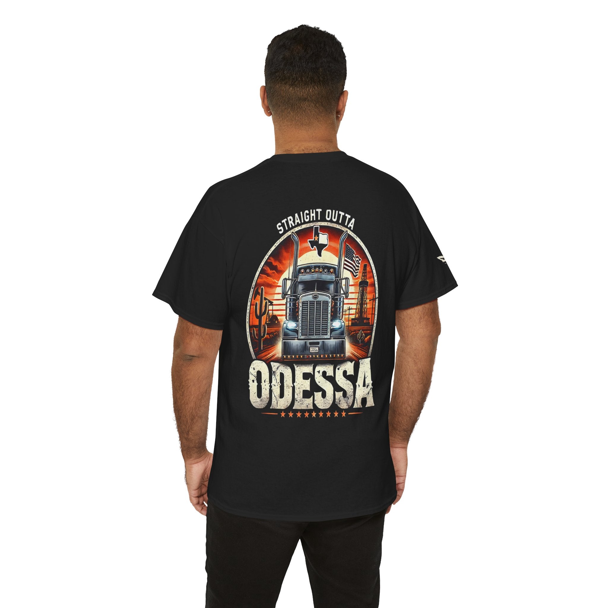 Straight Outta Odessa Trucker - SS - Back