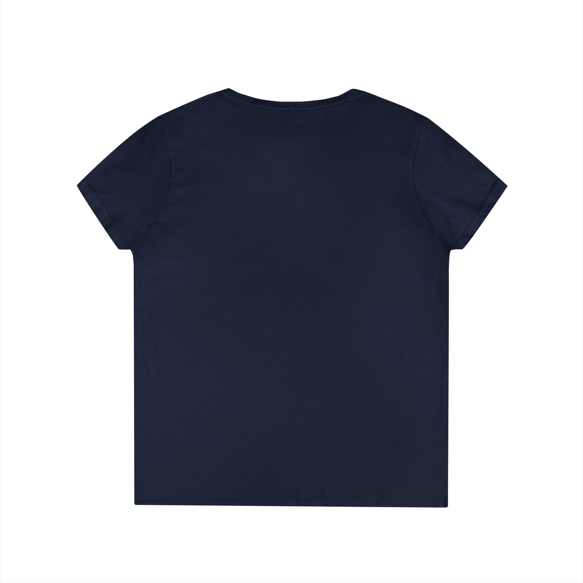Drill Floral V-Neck T-Shirt for Women