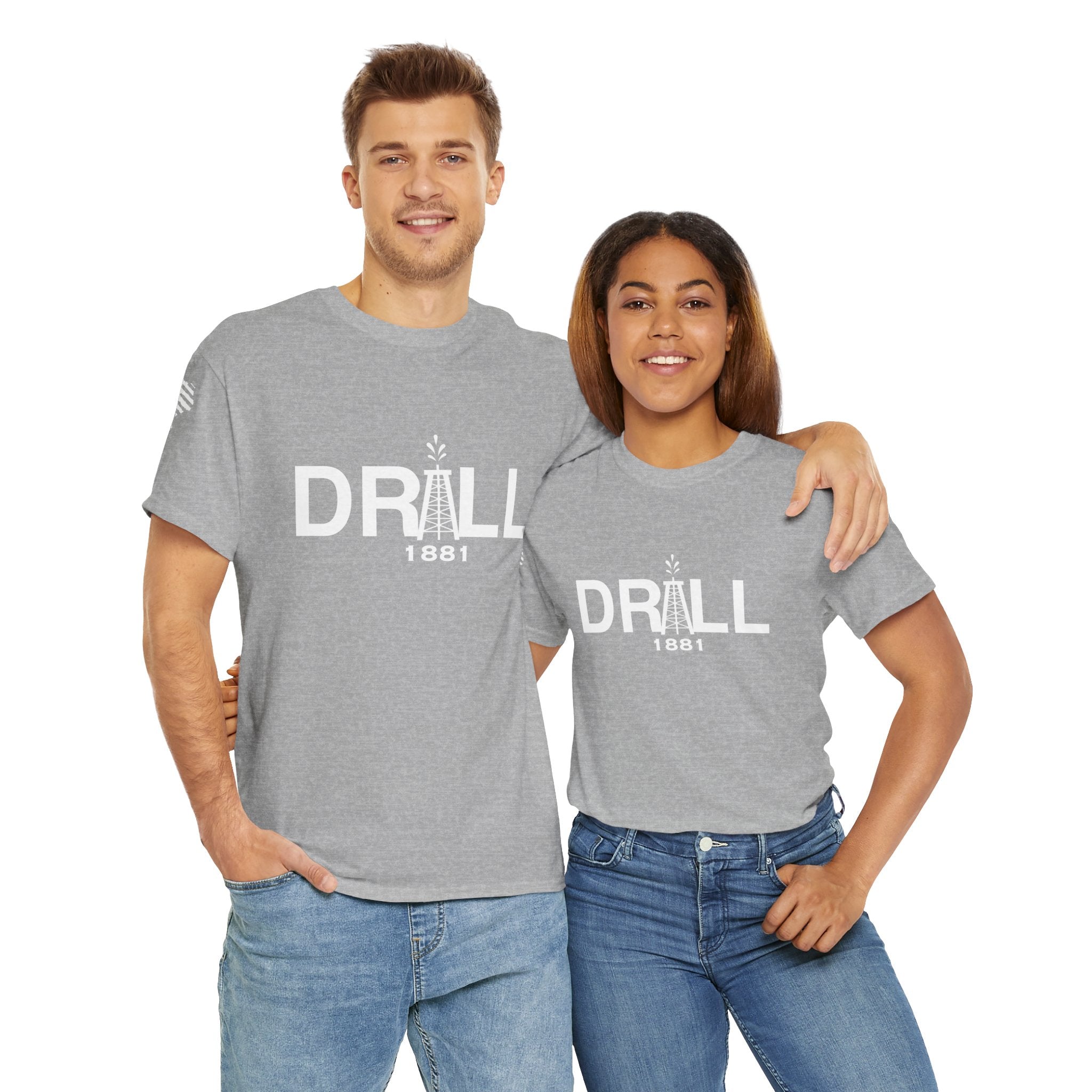 Drill Basic White Logo - SS - Front