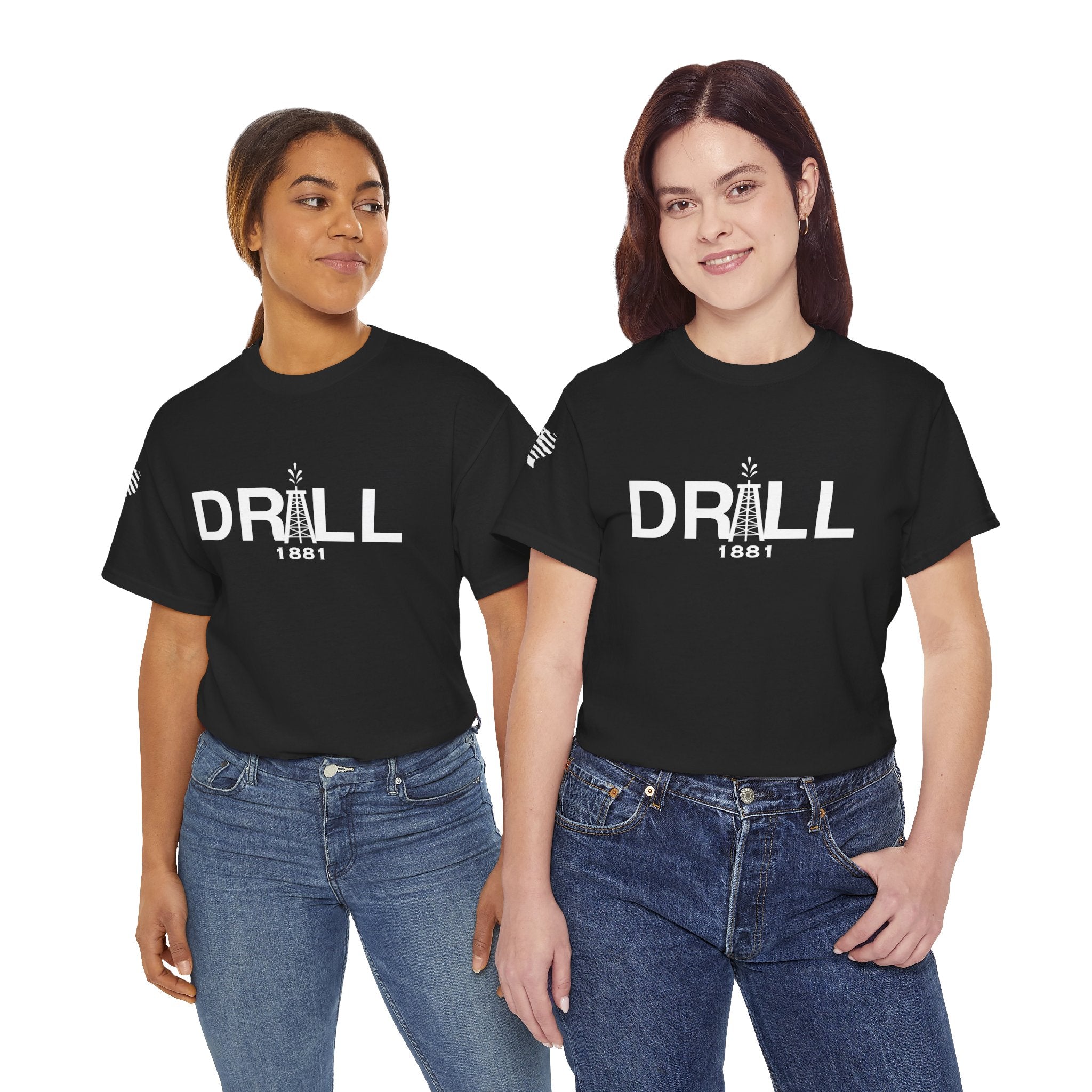 Drill Basic White Logo - SS - Front