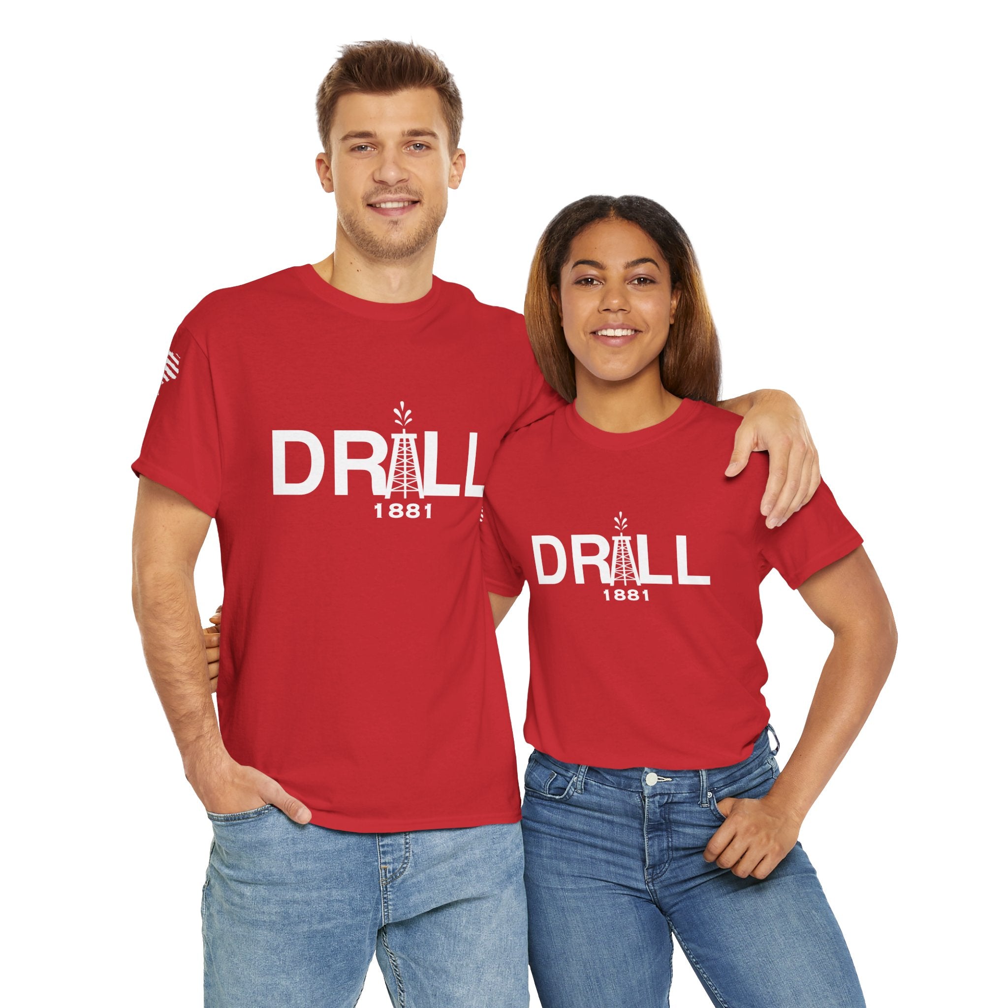 Drill Basic White Logo - SS - Front