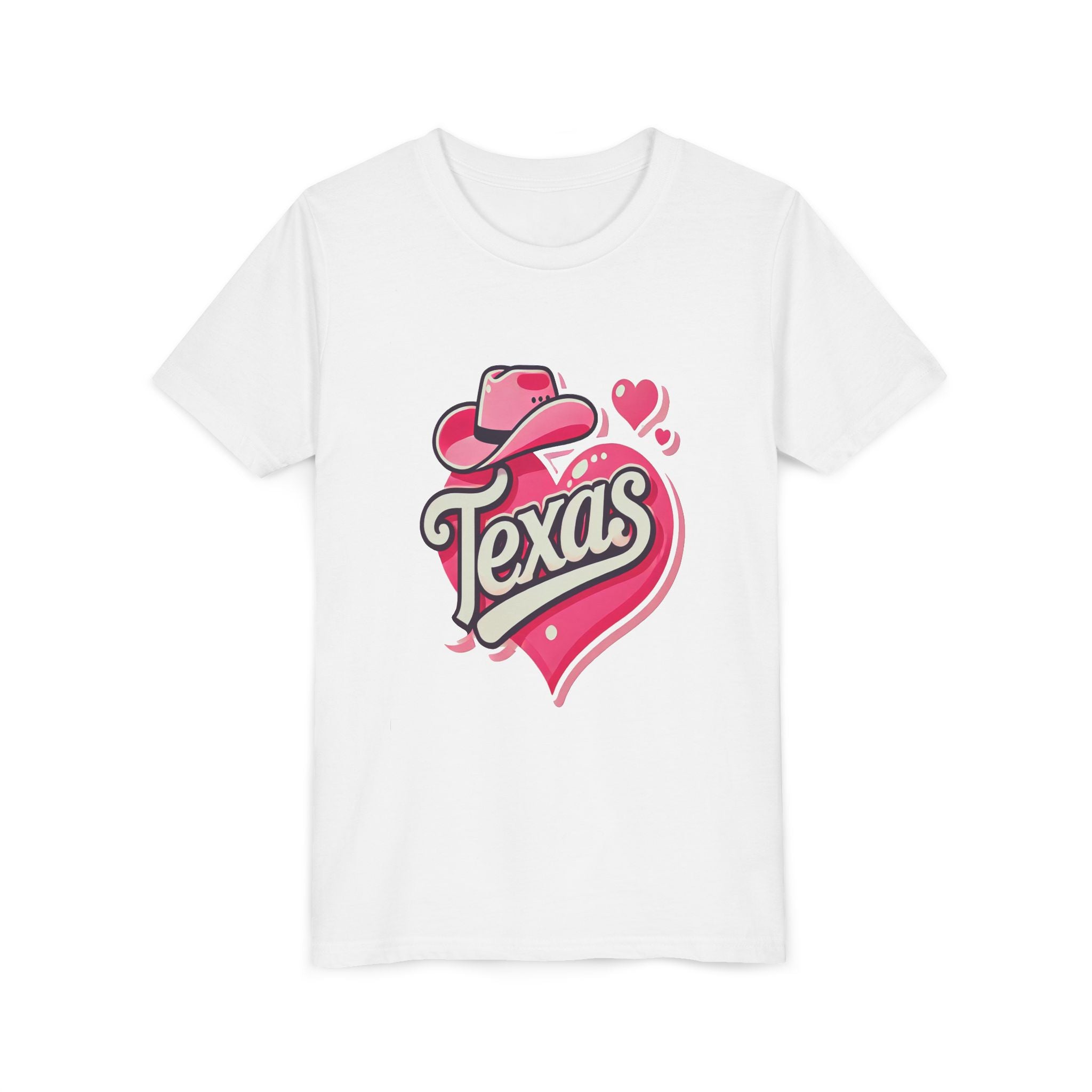 Texas Heart Youth Short Sleeve Tee - Fun & Stylish T-Shirt for Kids