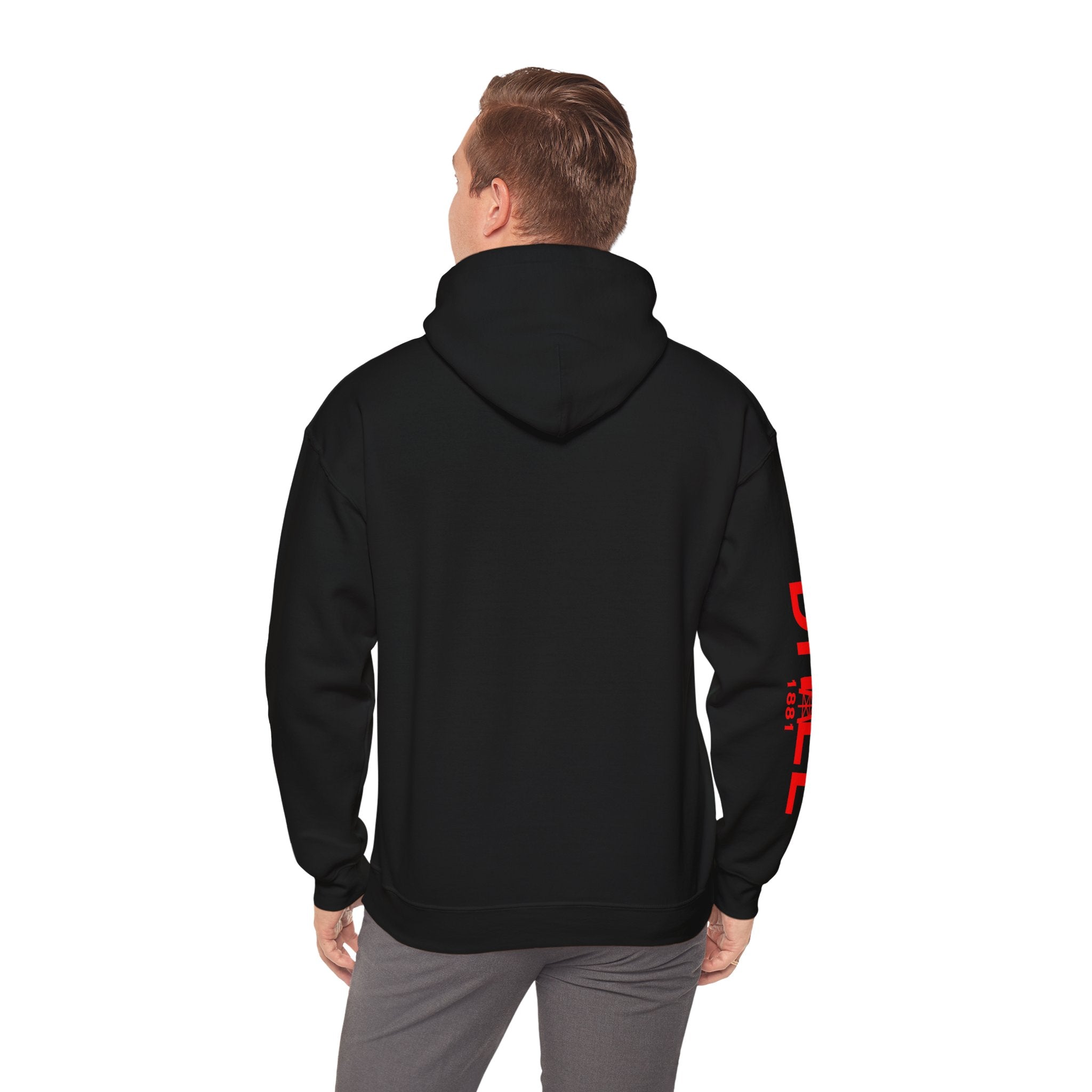 Drill Basic Red Logo - Heavy Blend™ Hoodie