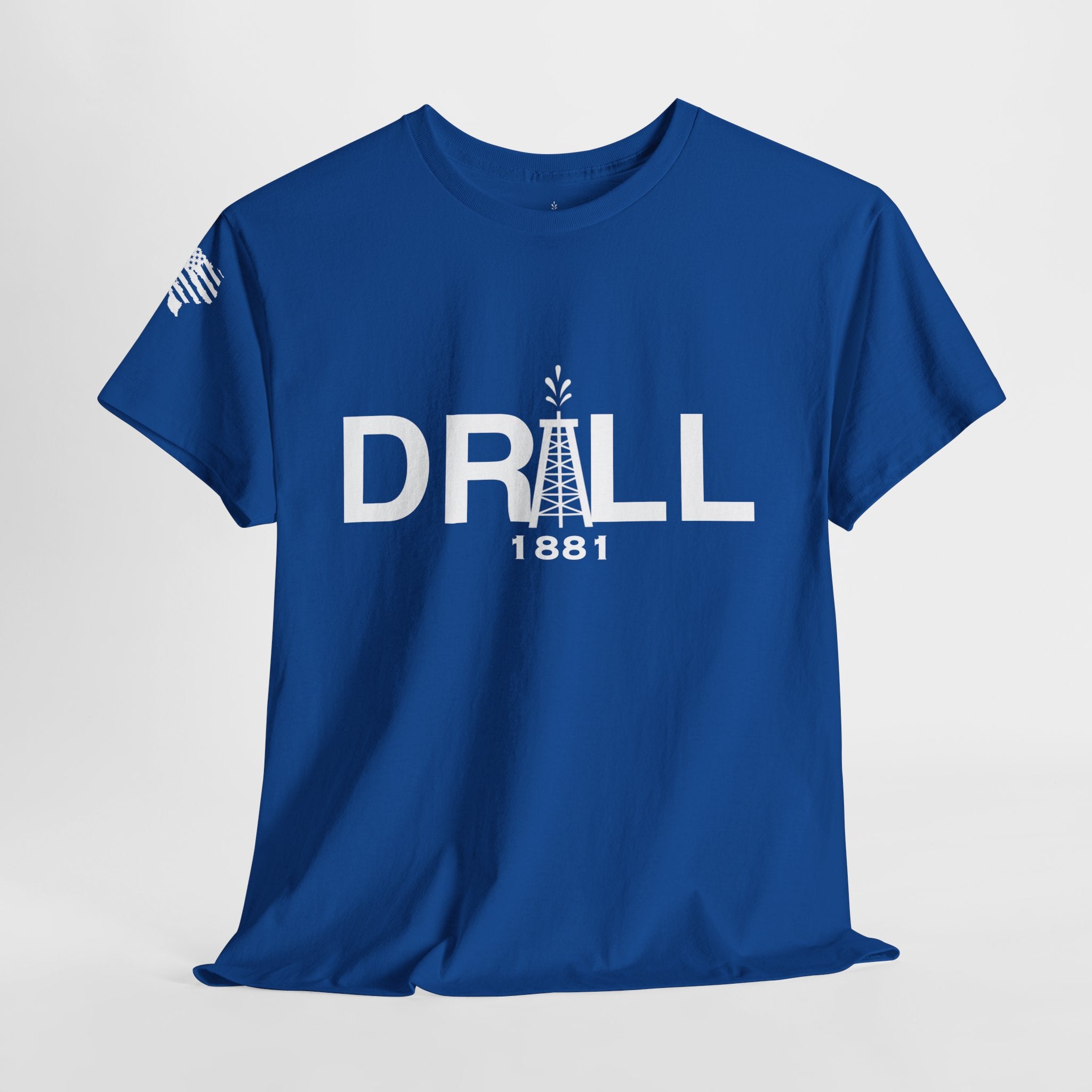 Drill Basic White Logo - SS - Front