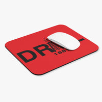 Mouse Pad — DRILL Black on Red