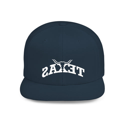 Texas Backwards - Flat Bill Snapback