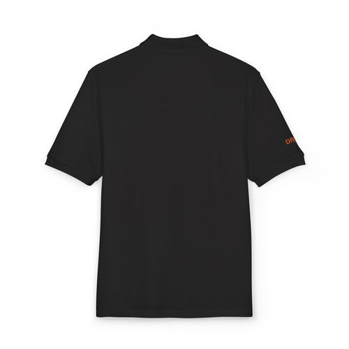 Embroidered Red Jack Icon — Executive Polo