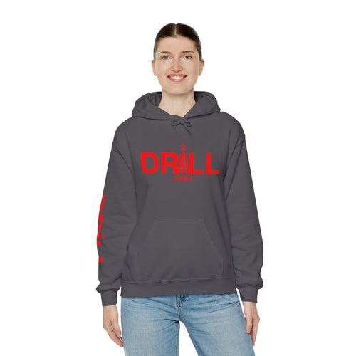 Drill Basic Red Logo - Heavy Blend™ Hoodie