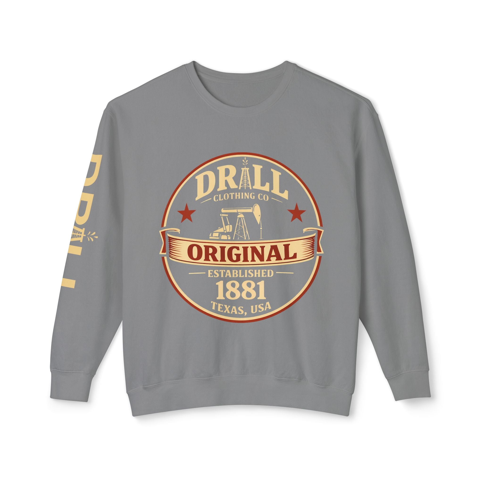 Original Pumpjack Sweatshirt — Vintage Long Sleeve Sweatshirt