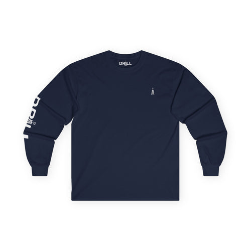 Drill White Gusher Logo - Long Sleeve Tee