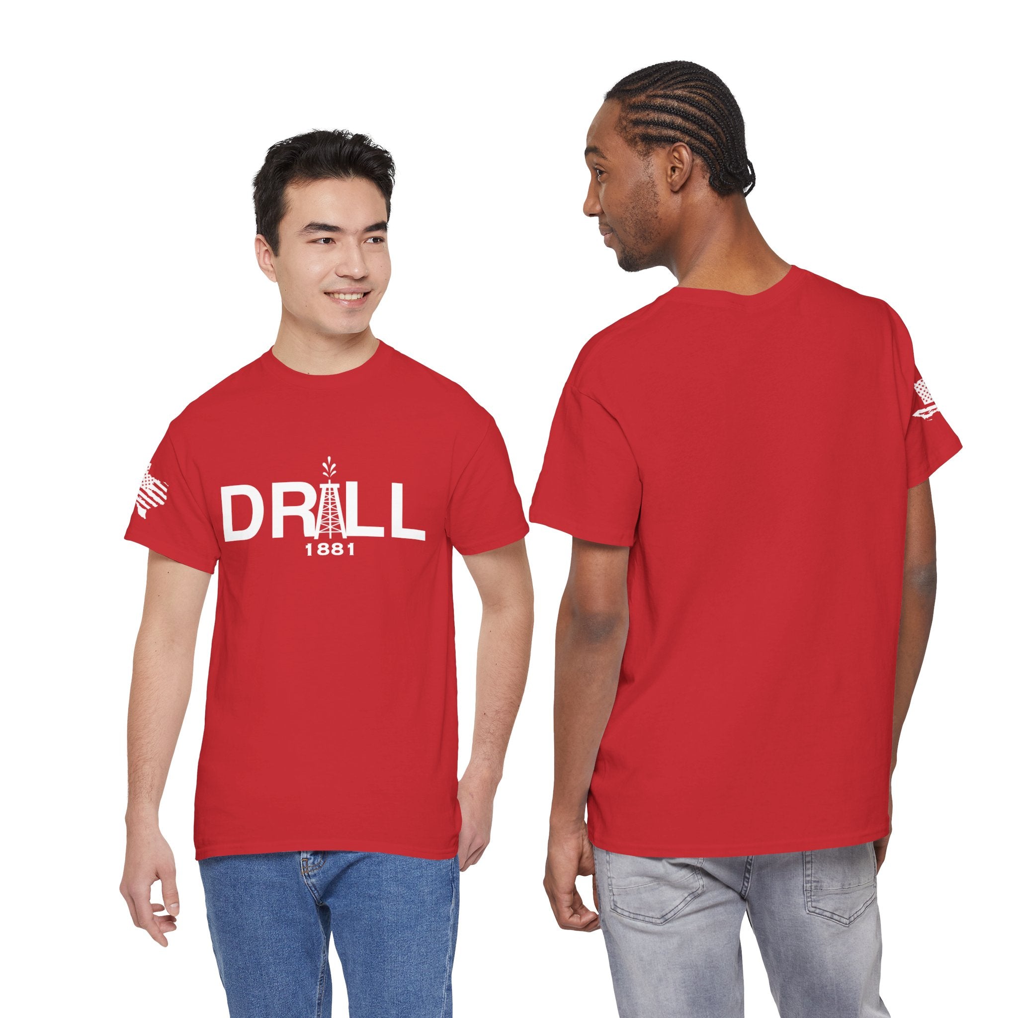 Drill Basic White Logo - SS - Front