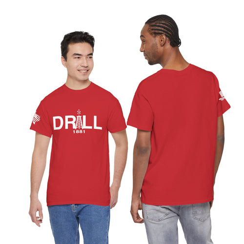 Drill Basic White Logo - SS - Front