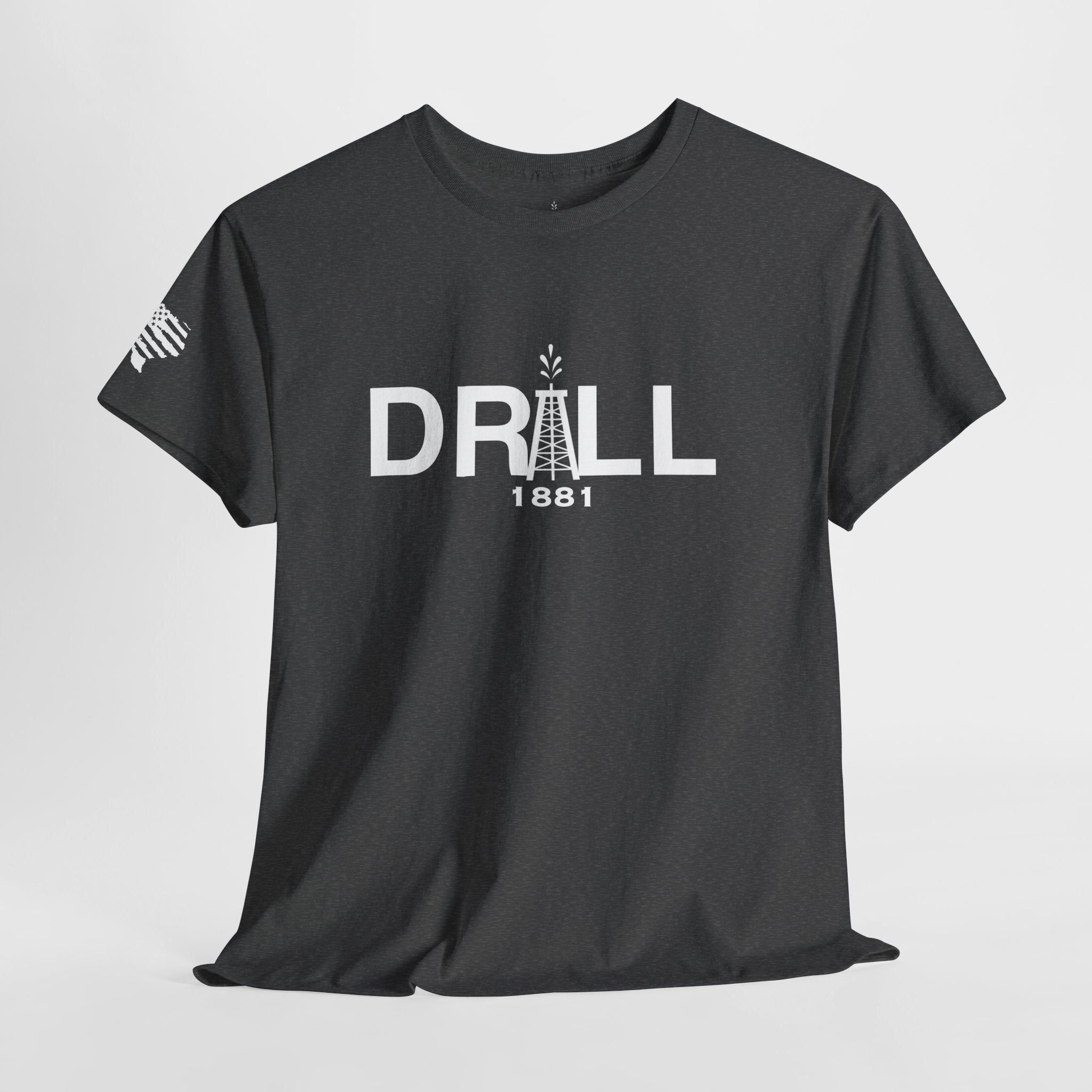 Drill Basic White Logo - SS - Front