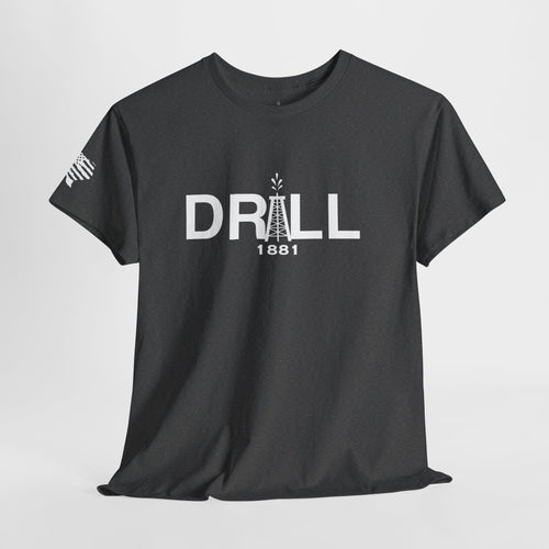 Drill Basic White Logo - SS - Front