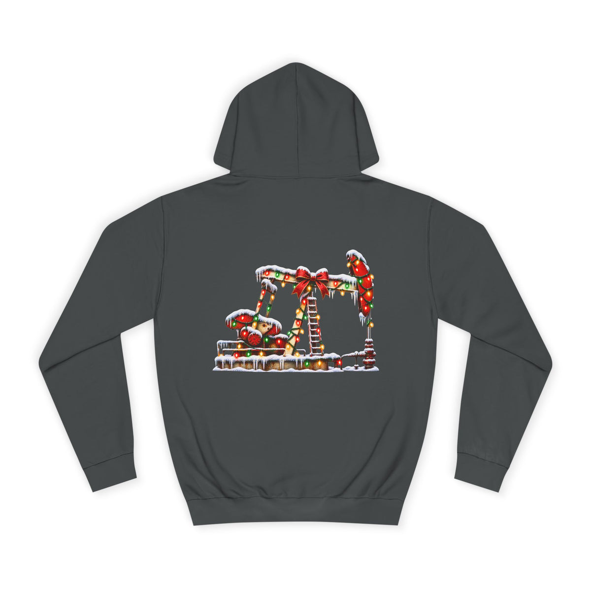 Drill Christmas Pumpjack - Premium Hoodie