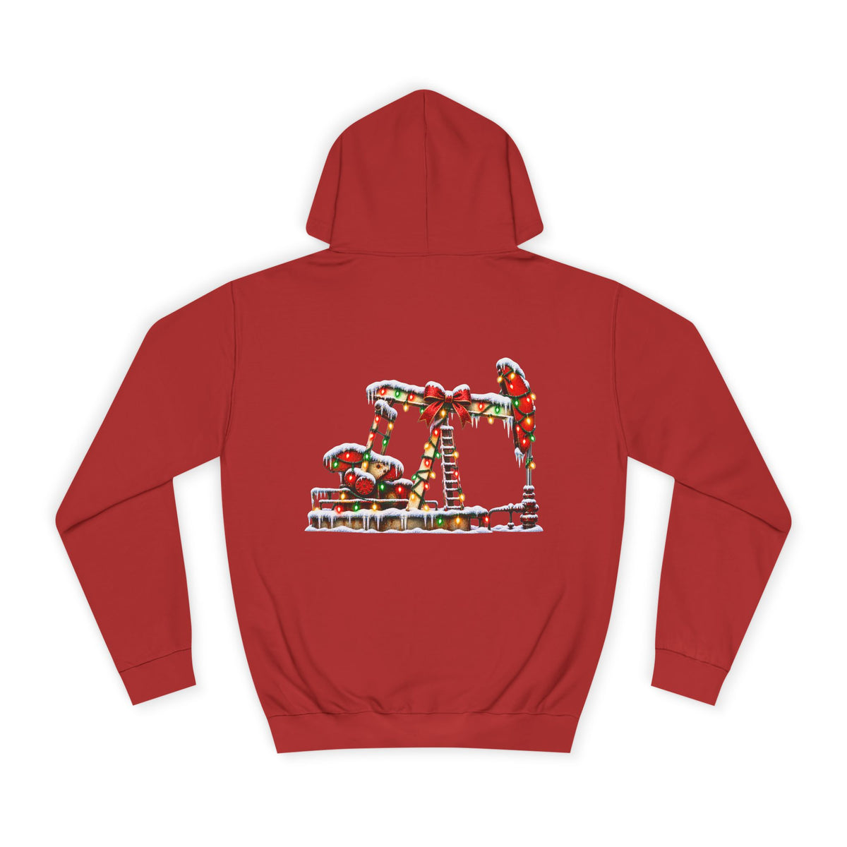 Drill Christmas Pumpjack - Premium Hoodie