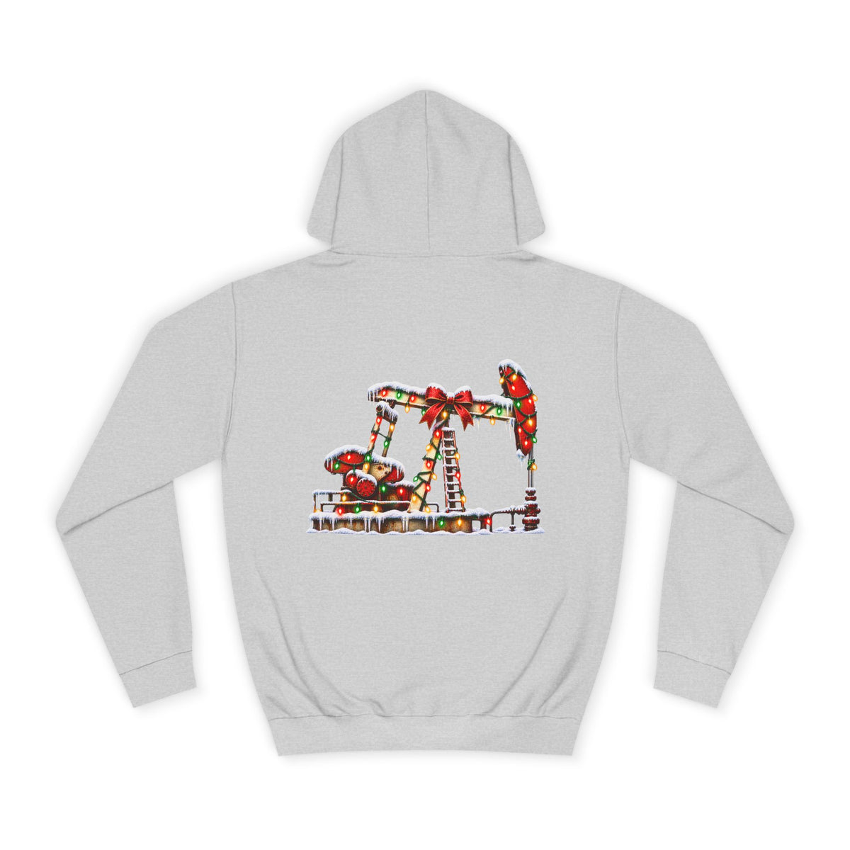 Drill Christmas Pumpjack - Premium Hoodie