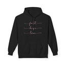 Faith, Hope, Love - Midweight Softstyle Fleece Hoodie