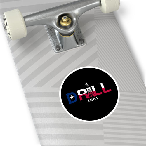 Texas Drill Logo — Oilfield Hard Hat or Truck Decal