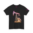 Glitter Pumpjack Front - Black - SS - T-Shirt