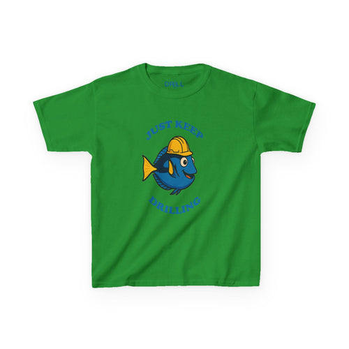 Just Keep Drilling - Kids Heavy Cotton™ Tee Co