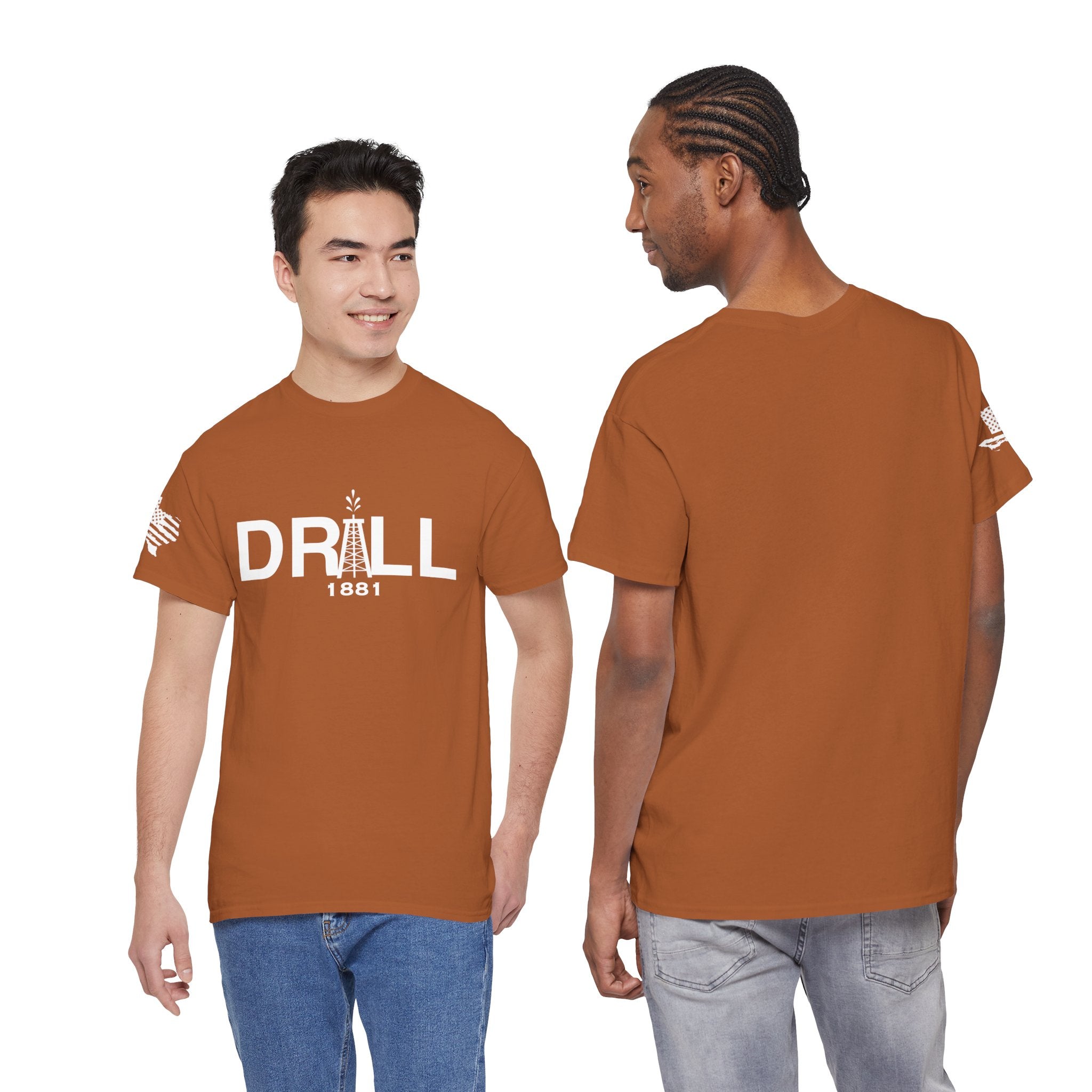 Drill Basic White Logo - SS - Front