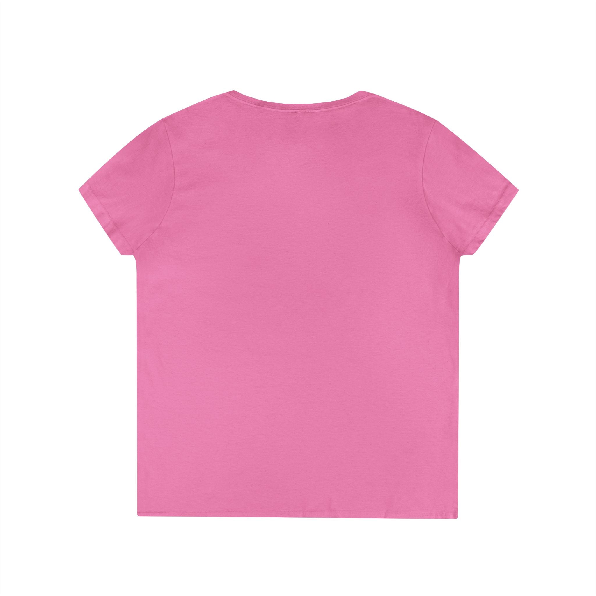 Drill Floral V-Neck T-Shirt for Women