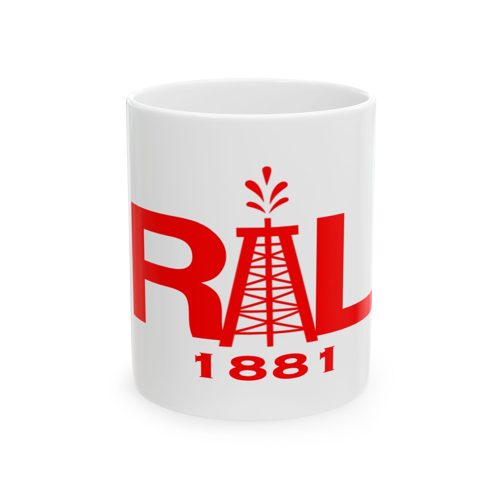 Drill Red Logo Ceramic Coffee Mug