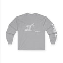 Pump Jack Sketch - Long Sleeve Tee