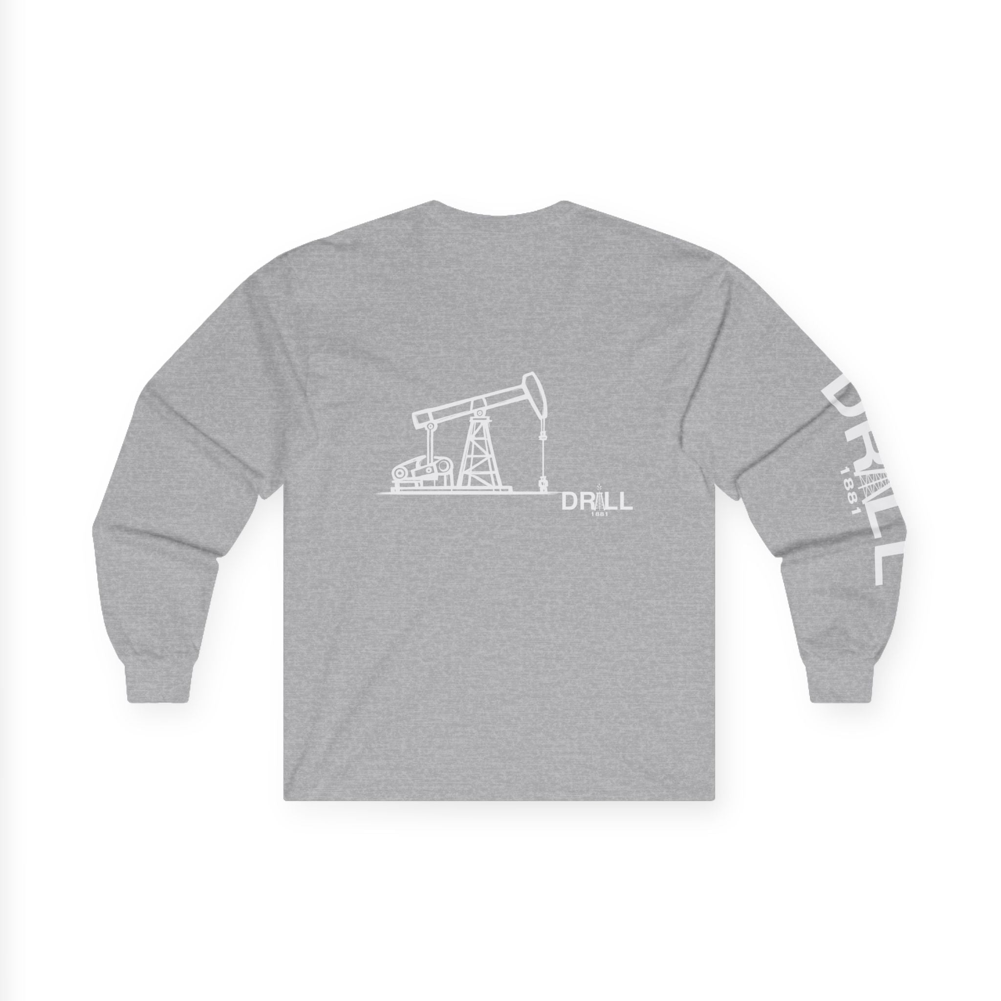 Pump Jack Sketch - Long Sleeve Tee