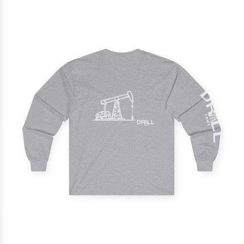 Pump Jack Sketch - Long Sleeve Tee